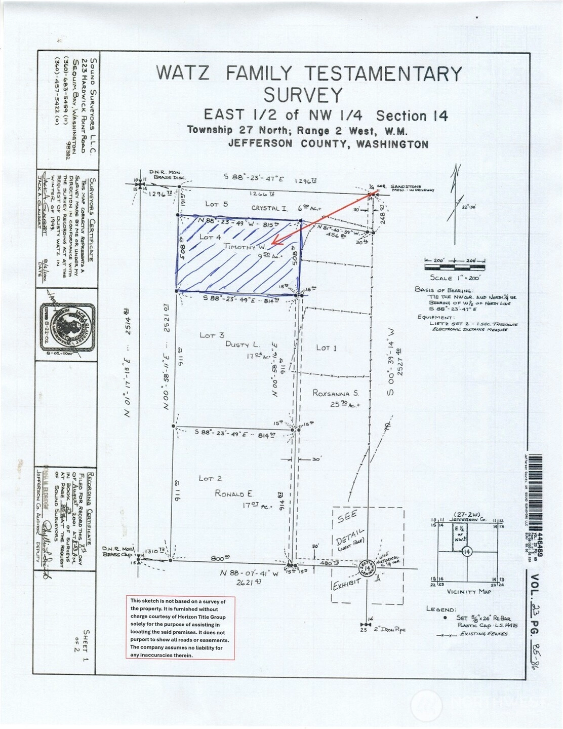 Hollybrook Heights Ln Unit  Quilcene WA 98376